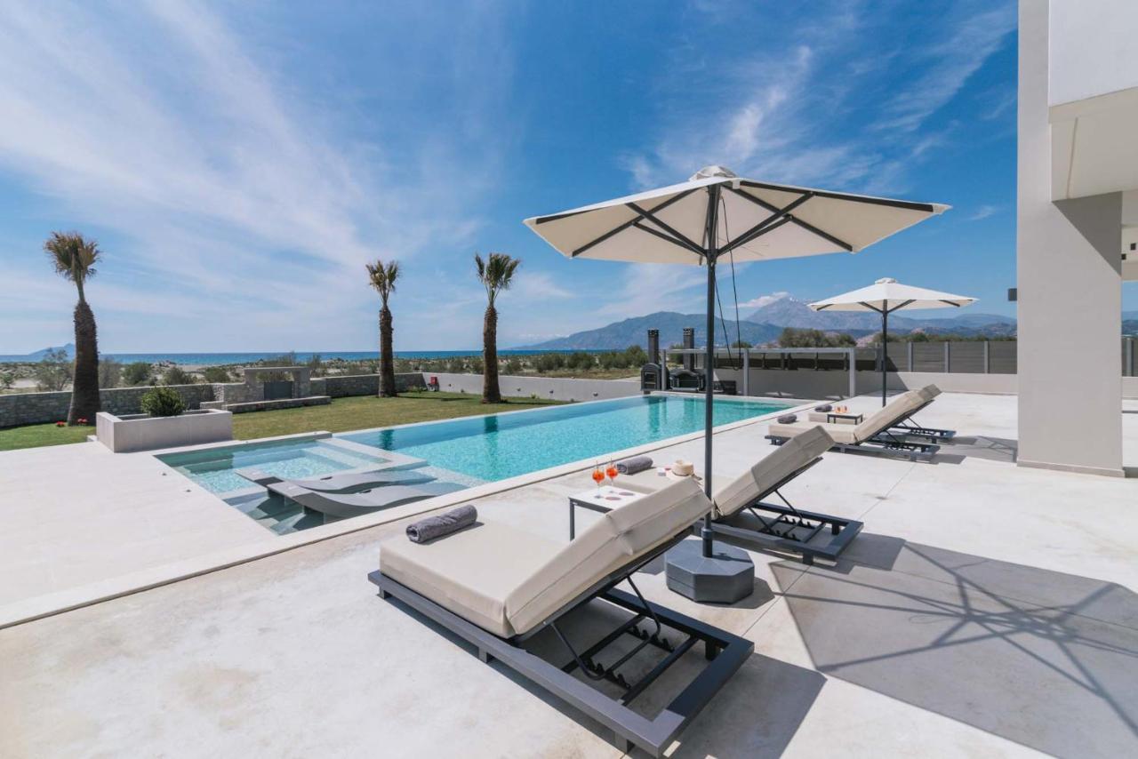 Grand Sea View Luxury Villa Kalamaki  Exterior photo