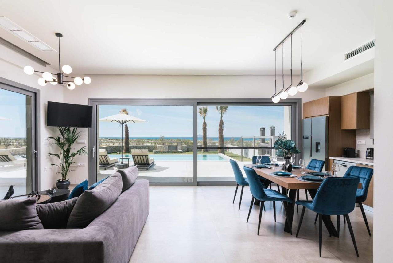 Grand Sea View Luxury Villa Kalamaki  Exterior photo
